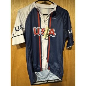 Primal Large USA Men's Evo 2.0 Cycling Jersey NWT  (T)